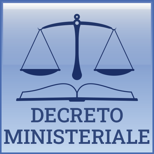 Pulsante Decreto Ministeriale Pulsante Decreto Ministeriale
