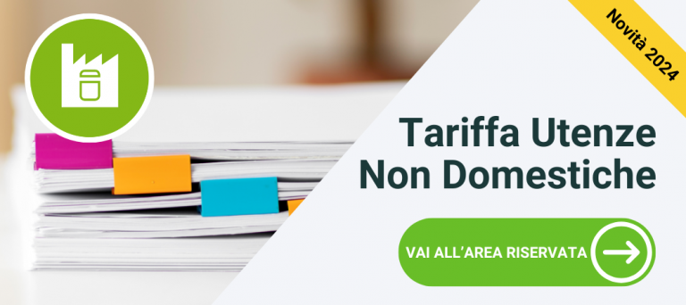Tariffa unica delle Non Domestiche Tariffa unica delle Non Domestiche