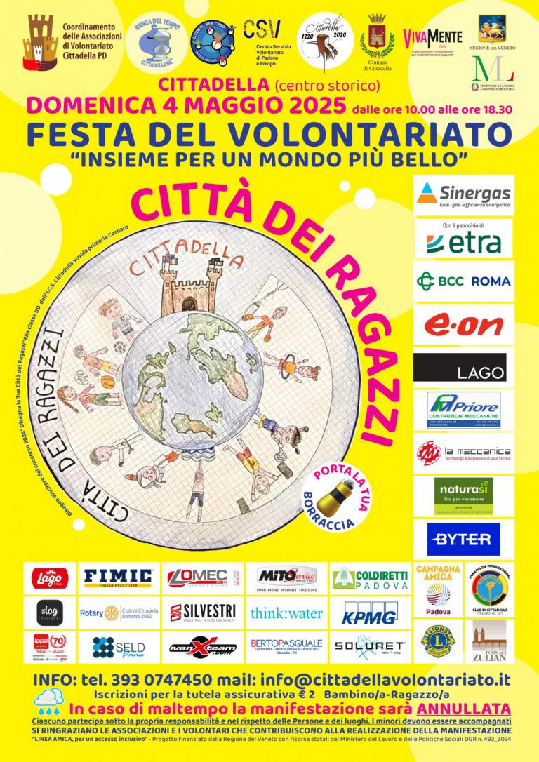 Locandina Festa del Volontariato